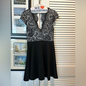 Black Lacy evening dress